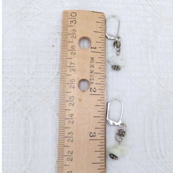 Necklace and Earring Set Women Boho Gift For Mom Mock Leather and Shell - Picture 9 of 9